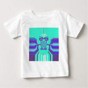 Beautiful Purple Cyan Iridescent Blue vector colou Baby T-Shirt