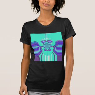 Beautiful Purple Cyan Iridescent Blue vector colou T-Shirt