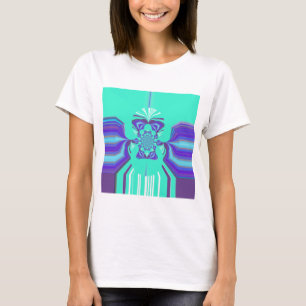 Beautiful Purple Cyan Iridescent Blue vector colou T-Shirt