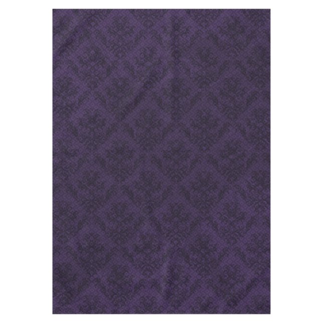Beautiful Purple Dark Goth Victorian Vintage Tablecloth (Front)
