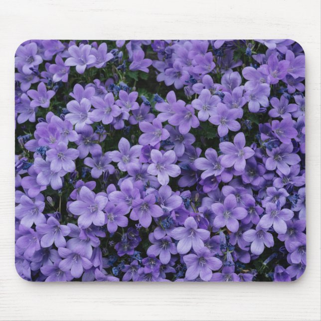 Beautiful Purple Flowers Mouse Mat (Front)