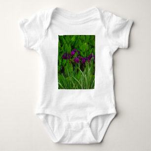 Beautiful Purple Iris Baby Bodysuit