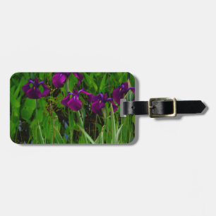 Beautiful Purple Iris Luggage Tag