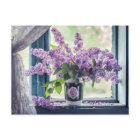 Beautiful Purple Lilac Flowers in the Vase 