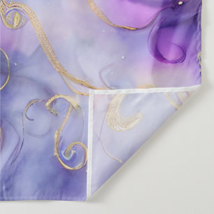 Beautiful Purple Swirling Seamless Pattern Tapestry