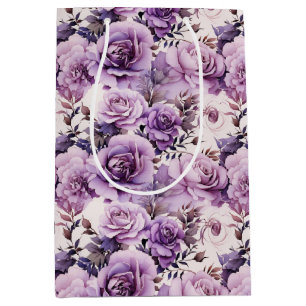 Beautiful Purple Wildflowers Medium Gift Bag