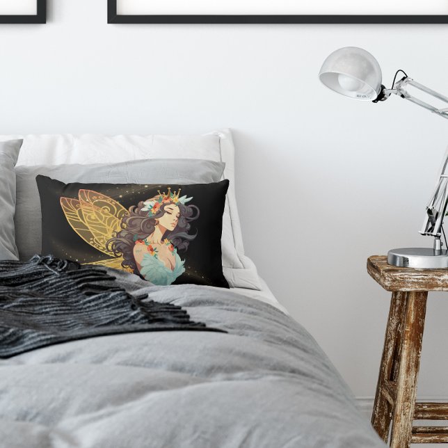 Beautiful Queen Fairy Lumbar Pillow (Creator Uploaded)
