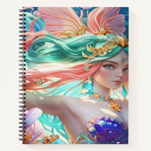 Beautiful queen  notebook (Front)