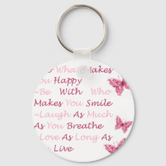 Beautiful Quotes Key Ring