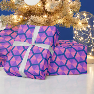 Beautiful Radiant Sparkling Monogram Boyfriend Bir Wrapping Paper