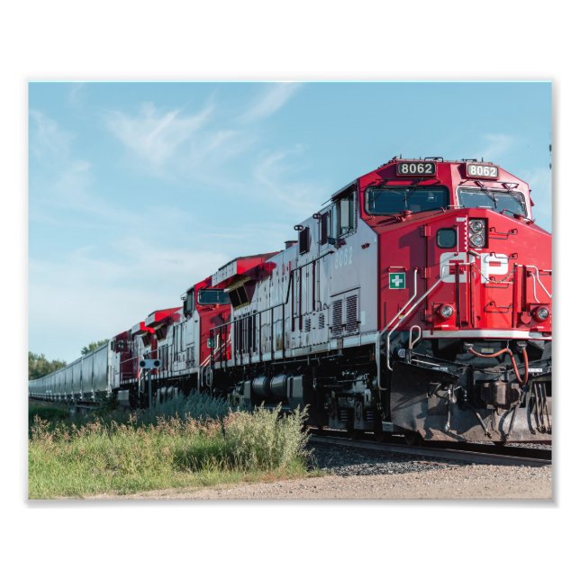 Beautiful Railroad Photo Print (Front)