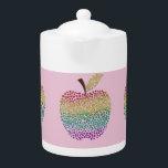 Beautiful rainbow apple Medium<br><div class="desc">Nature inspired delicate design with colourful sunrise close to nature. floral design Cute and trendy retro design with sun. This can also be gifted to your friends, mum, sister and other relatives who have small kids. Natural colour pattern with light colours. This design transforms your space into a haven of...</div>