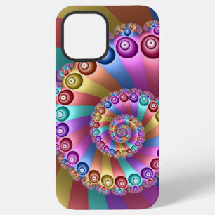 Beautiful Rainbow Colours Abstract Fractal Art iPhone 12 Pro Max Case