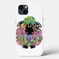 Beautiful Rainbow Sheep Of The Family