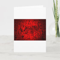 Beautiful Red Abstract Art Splatters