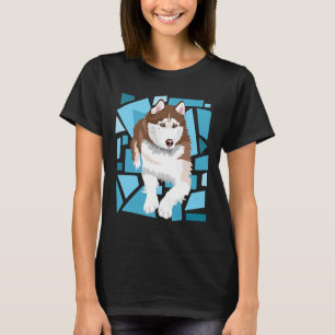 Beautiful Red Brown Siberian Husky T-Shirt