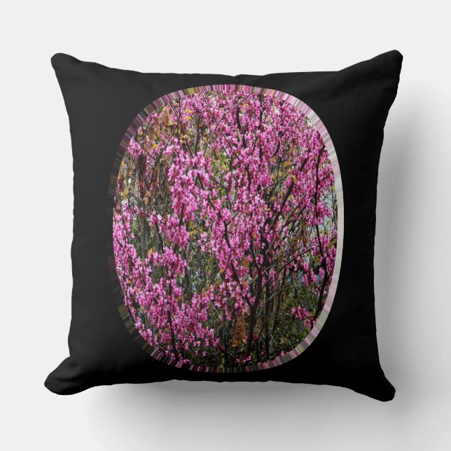 Beautiful Red Bud tree...... Cushion (Front)