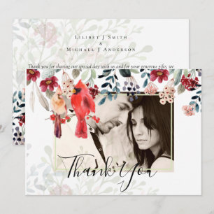 Beautiful RED CARDINAL Birds Wedding