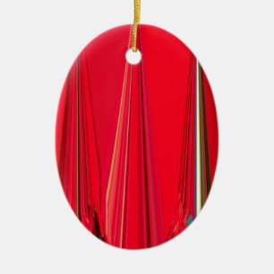 Beautiful Red Design Ceramic Tree Decoration