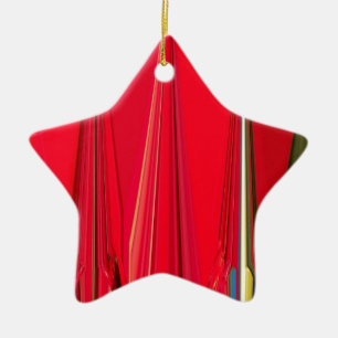 Beautiful Red Design Ceramic Tree Decoration