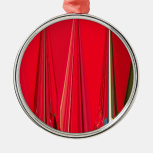 Beautiful Red Design Metal Tree Decoration