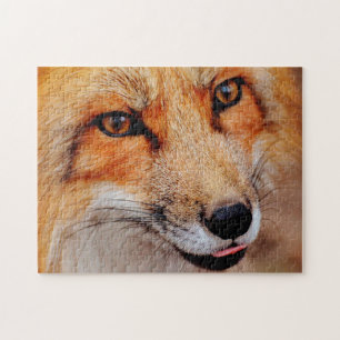 Beautiful Red Fox Close Up, Jigsaw Puzzle