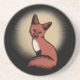 Beautiful Red Fox Coaster