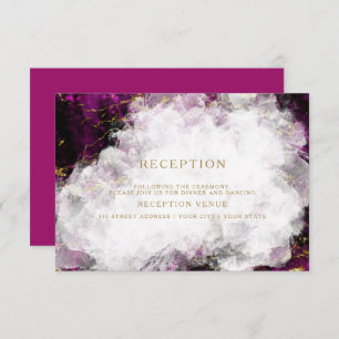 Beautiful Red Garnet Crystal Geode  Invitation