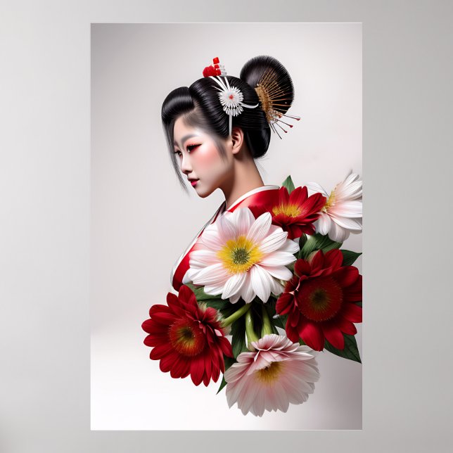 Beautiful Red Geisha (c) Poster (Front)