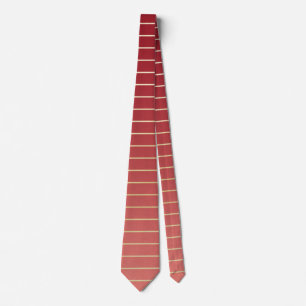 Beautiful Red-Gold Elegant Tie