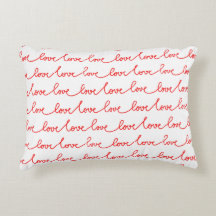 Beautiful Red Love Lettering  