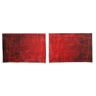 Beautiful Red Pair Of Pillowcases! Pillowcase