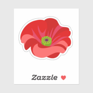 Beautiful Red poppy commemorative