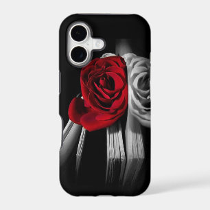Beautiful Red Rose in book