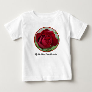 Beautiful Red Rose monogrammed for your baby T-Shirt