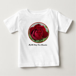 Beautiful Red Rose monogrammed for your baby T-Shirt
