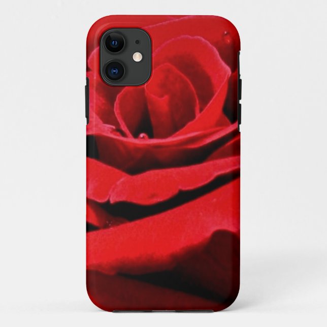 Beautiful Red Rose Nature Floral  Case-Mate iPhone Case (Back)