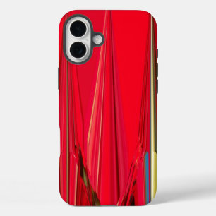 Beautiful Red Rose Texture Colour Design Art Print iPhone 16 Plus Case