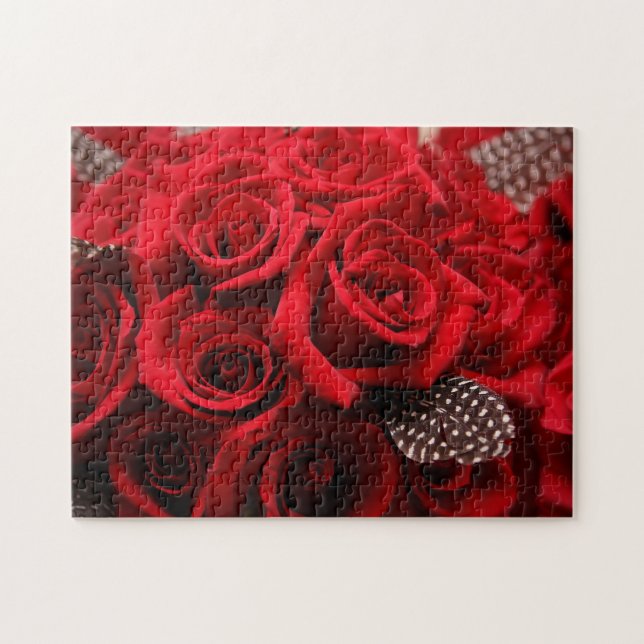 Beautiful Red Roses Jigsaw Puzzle (Horizontal)