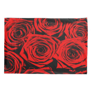 Beautiful Red Roses Still Life Airbrush Art Pillowcase