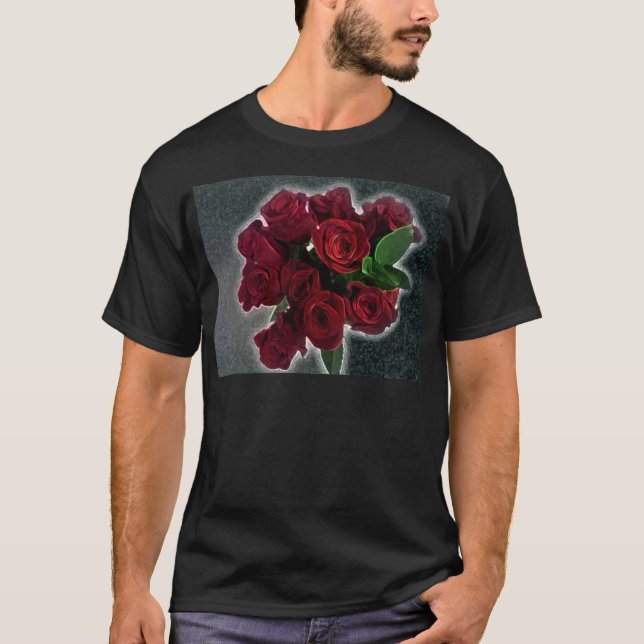 BEAUTIFUL RED ROSES T-Shirt (Front)