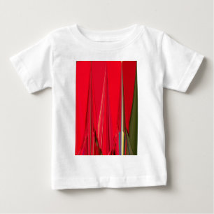 Beautiful Red Texture Colour Abstract Art Design Baby T-Shirt
