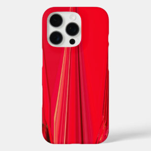 Beautiful Red Texture Colour Abstract Art Design iPhone 16 Pro Case