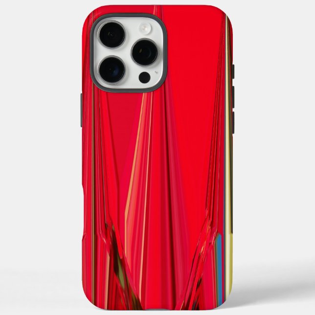 Beautiful Red Texture Colour Abstract Art Design Case-Mate iPhone Case (Back)