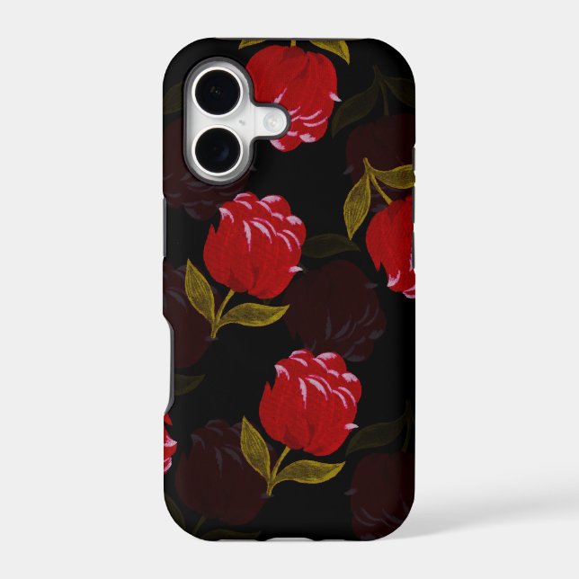 Beautiful Red translucent roses embroidery pattern (Back)