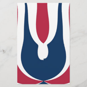 Beautiful Red, White, Blue Texture Colour Abstract