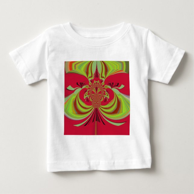 Beautiful red yellow design. Inspiration vector co Baby T-Shirt (Front)