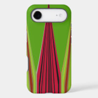 Beautiful red yellow green fractal art design     