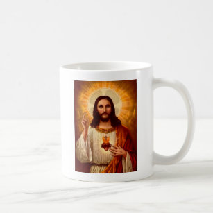 Beautiful religious Sacred Heart of Jesus image Coffee Mug