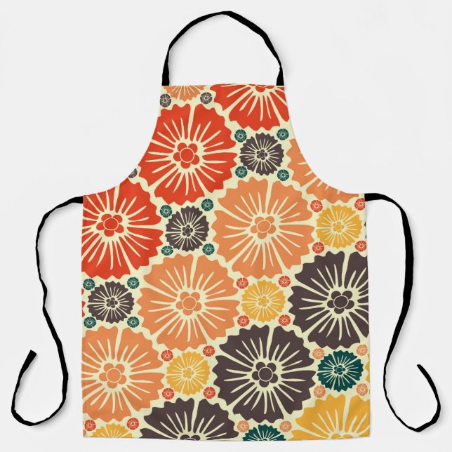 Beautiful retro art nouveau apron (Front)